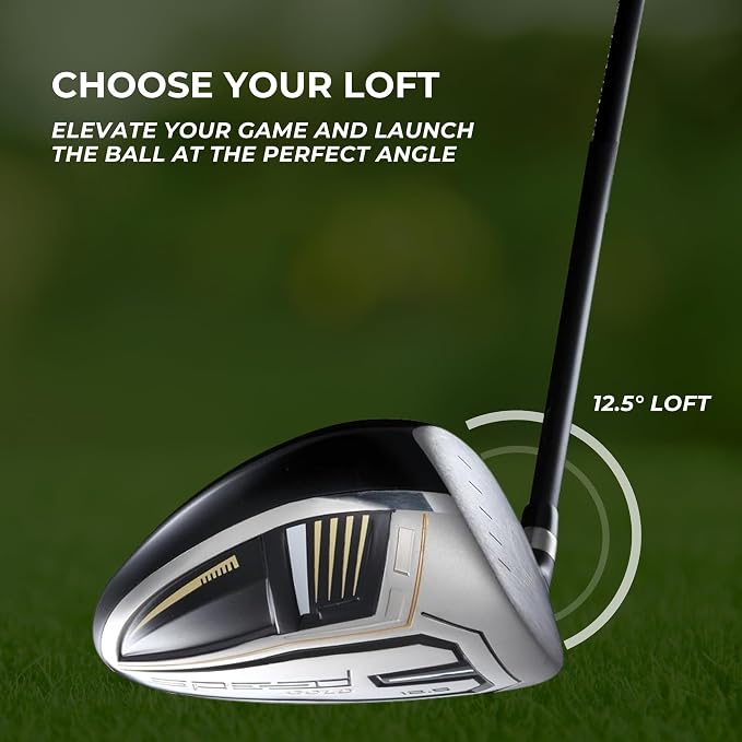 Titanium Driver Golf Club, Loft Lightweight Graphite Shaft, Oversized Sweet Spot - Image 6