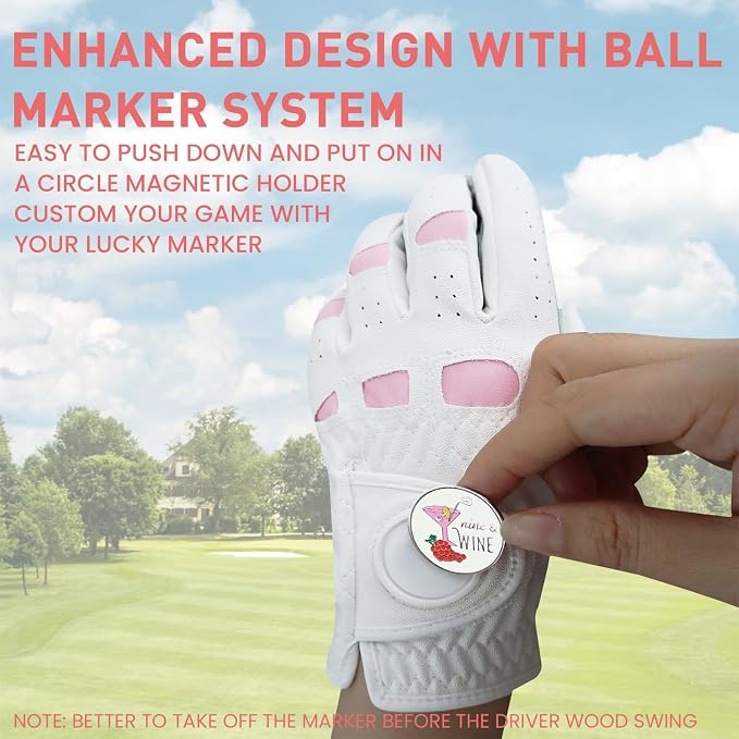 Women Golf Gloves Premium Leather - Image 4