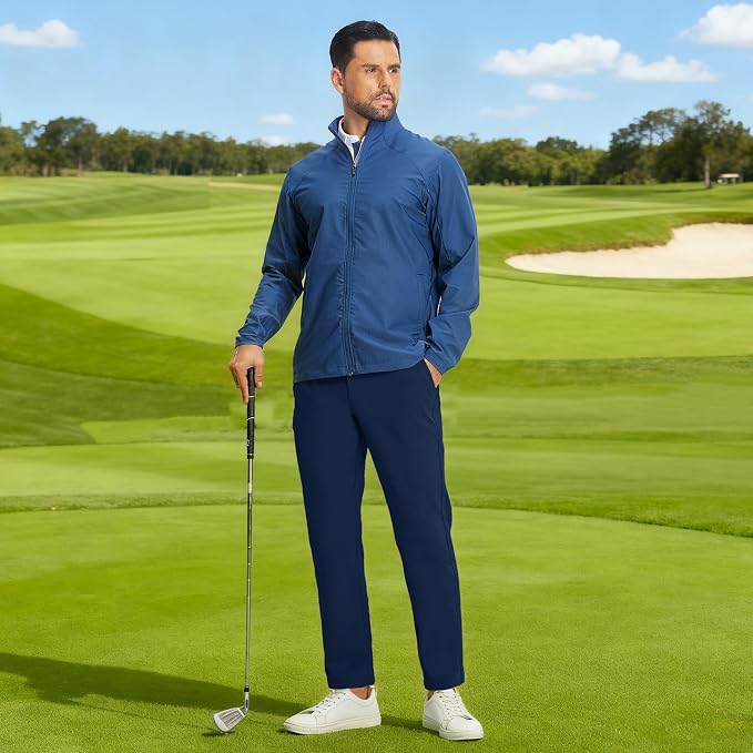 M MAELREG Golf Pants Men Fleece Lined 30"/32"/34" Heat-Tech Dress Pants - Image 5