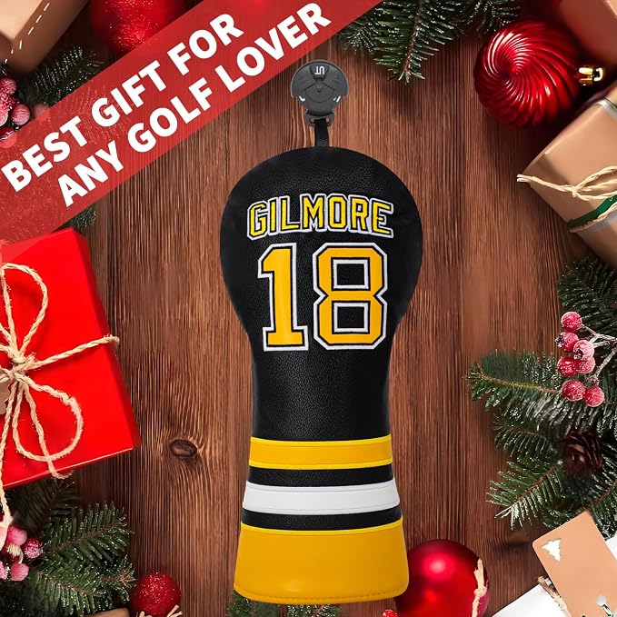 Golf Headcovers Golf Club Headcovers Sports Style Number 18 Premium Leather - Image 7