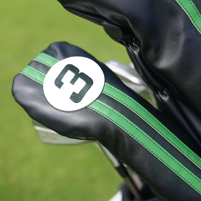 Single Headcover, Easy Slip-On Easy-Off Golf Club Head Cover, Fleece Lined - Image 3