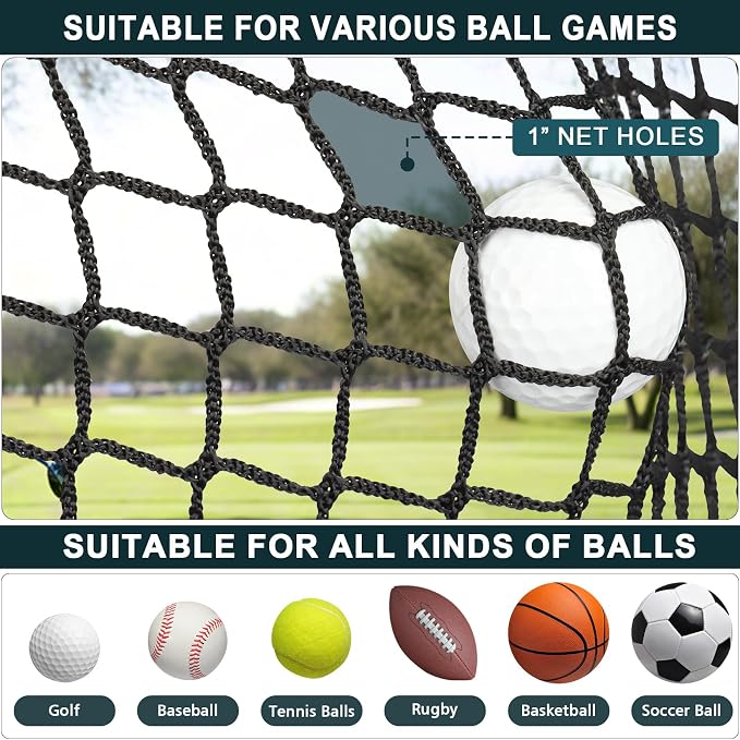 Golf Netting 7Ft, 20Ft Golf Practice Net - Image 2