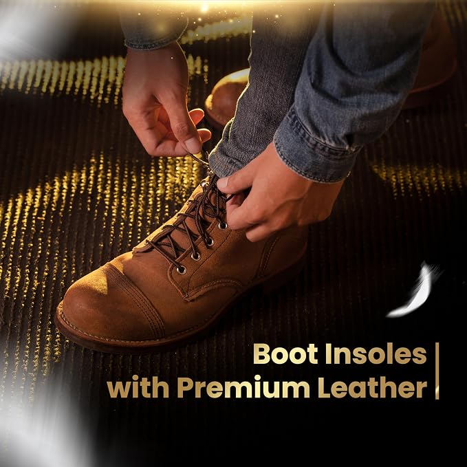 HANDARTE Premium Leather Shoe Insoles | Thin Shoe Inserts - Image 4
