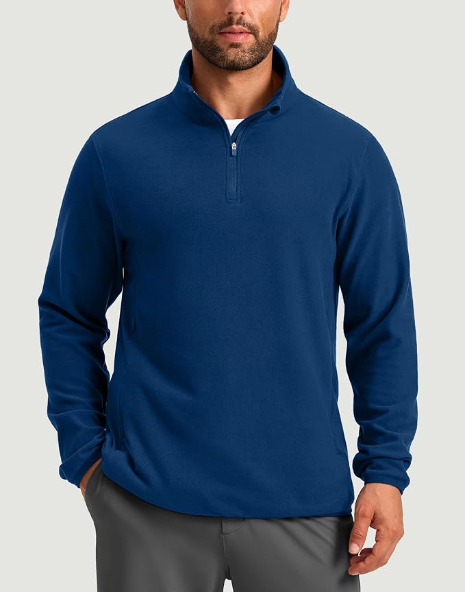 G Gradual Mens Quarter Zip Pullover Fleece - Image 2