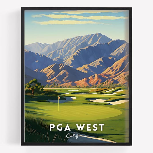 Golf Course Premium Giclee Fine Art Prints by VintBo