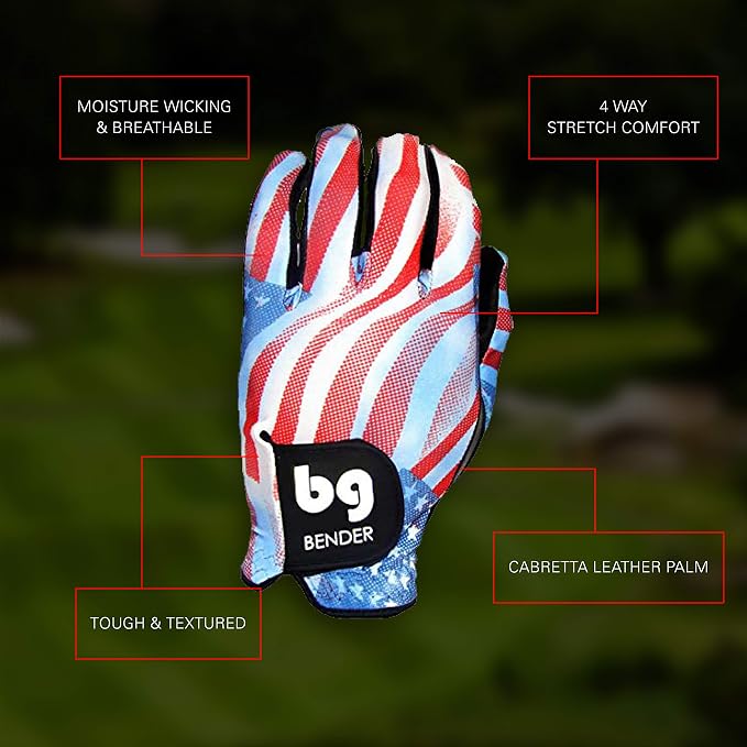 BG Bender - Womens Golf Glove, Durable Spandex Golf Gloves, Unique Golf Gloves - Image 3