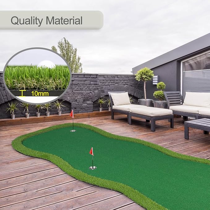 Golf Putting Green, Practice Putting Green Mat, Large Professional Golfing - Image 6