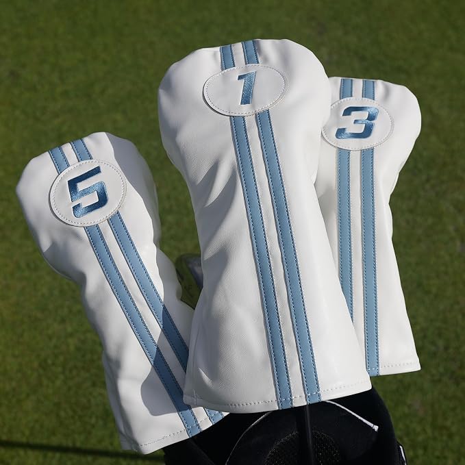 Single Headcover, Easy Slip-On Easy-Off Golf Club Head Cover, Fleece Lined - Image 3