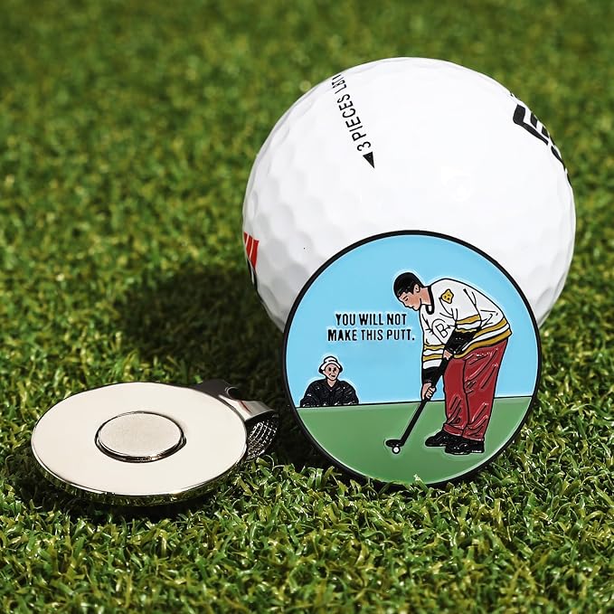 Enamel Golf Ball Marker with Magnetic Hat Clip - Image 3