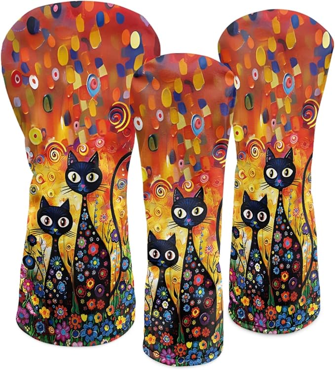 Golf Club Head Covers for Club Protective, Waterproof PU Leather Driver Fairway - Image 8