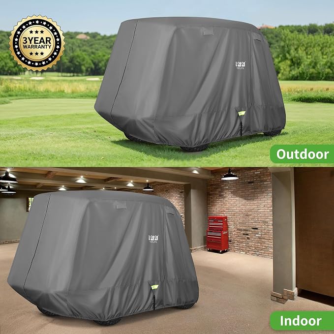 10L0L Heavy Duty 650D Golf Cart Cover - Image 7