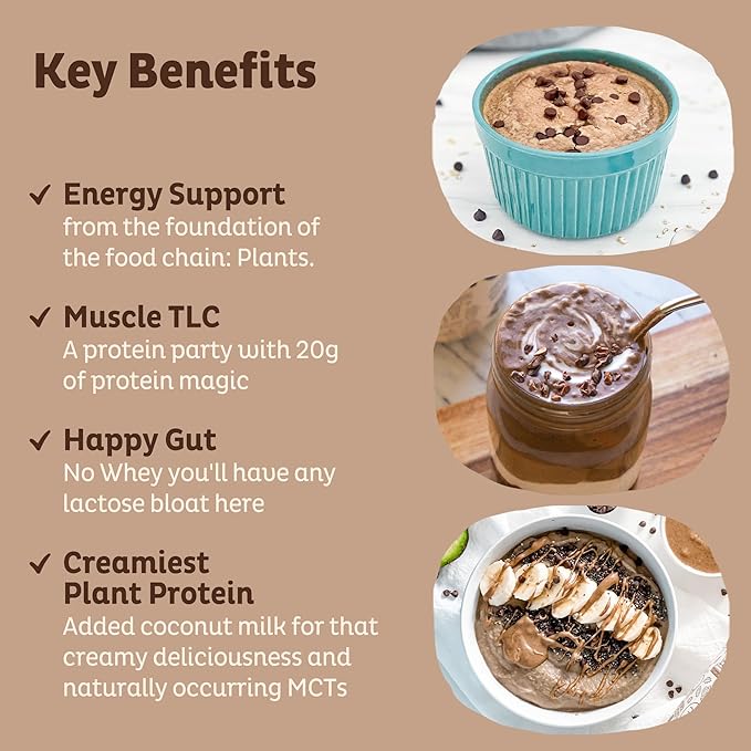 KOS Vegan Protein Powder Erythritol Free, Chocolate - Image 3