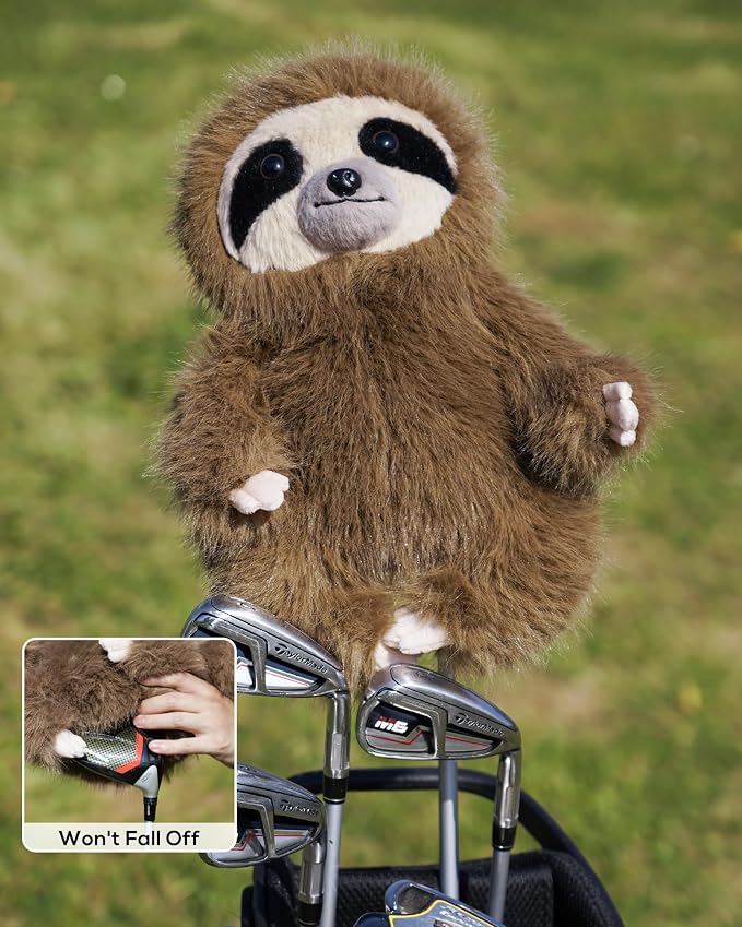 Big Teeth Funny Plush Driver Headcover Animal, Groundhog Gopher Penguin Driver - Image 6