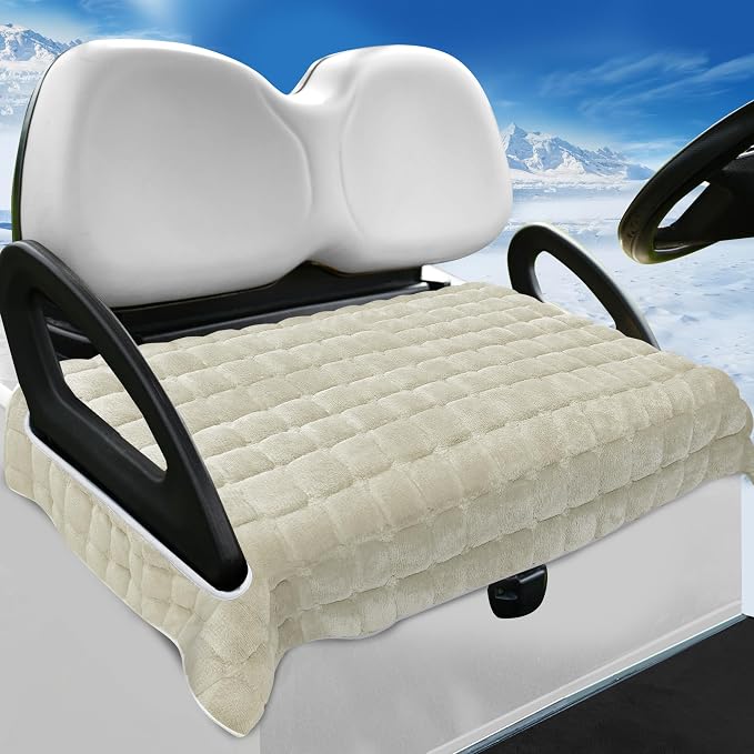 YOKYHOM Golf Cart Seat Covers, Supreme Comfort Golf Cart Seat Towel Blanket by ColorfulLifeCreations