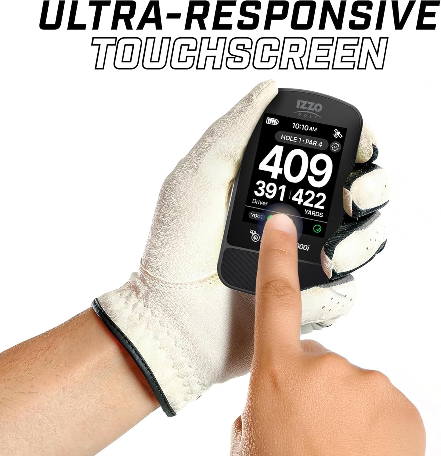 Izzo Swami Golf GPS Rangefinder - Color Display & Scorekeeper