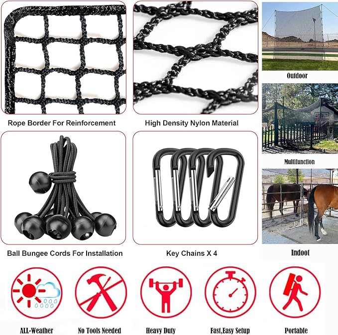 Sports Netting - Heavy Duty Ball Net - Image 4