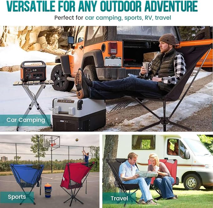 Portable High Back Camping Chair - Image 6