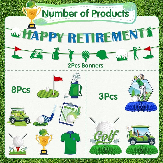 Golf Retirement Party Decorations - Image 3