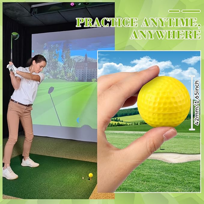 12 Pcs Foam Golf Practice Balls Soft Foam Balls - Image 4