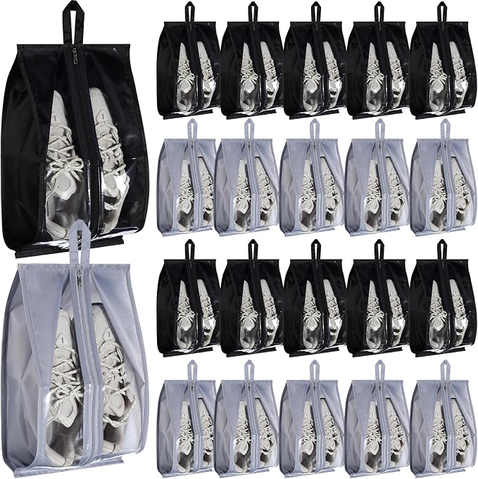 Windyun 20 Pcs Shoe Bags for Travel Waterproof Sneaker Bag Multi Color Shoe by Windyun