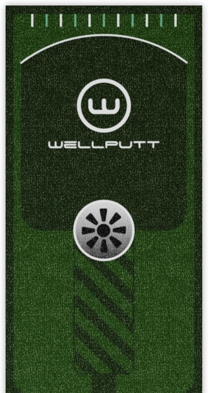 WELLPUTT - Golf Putting Training Mat - 8ft Essential - Image 3