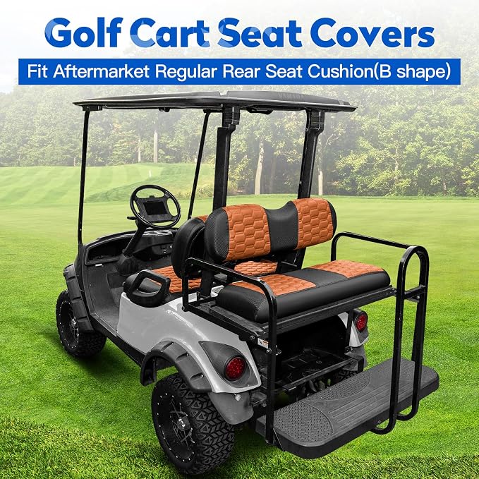 NOKINS Golf Cart Seat Covers, Fits - Image 2