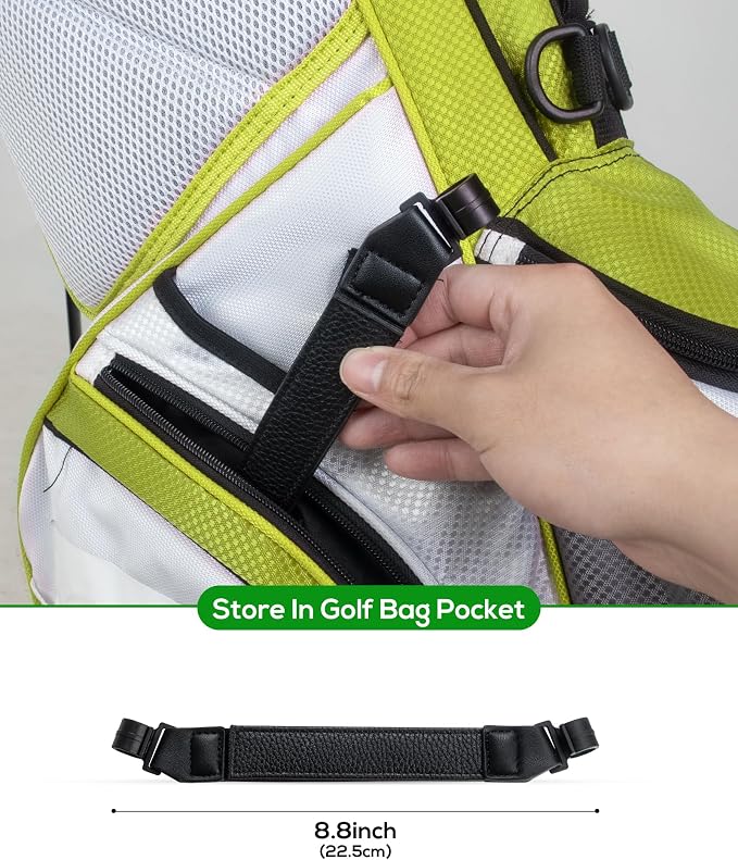 Big Teeth Golf Bag Accessories Leg Leather Strap, Stabilizer Strap, Equipment - Image 5