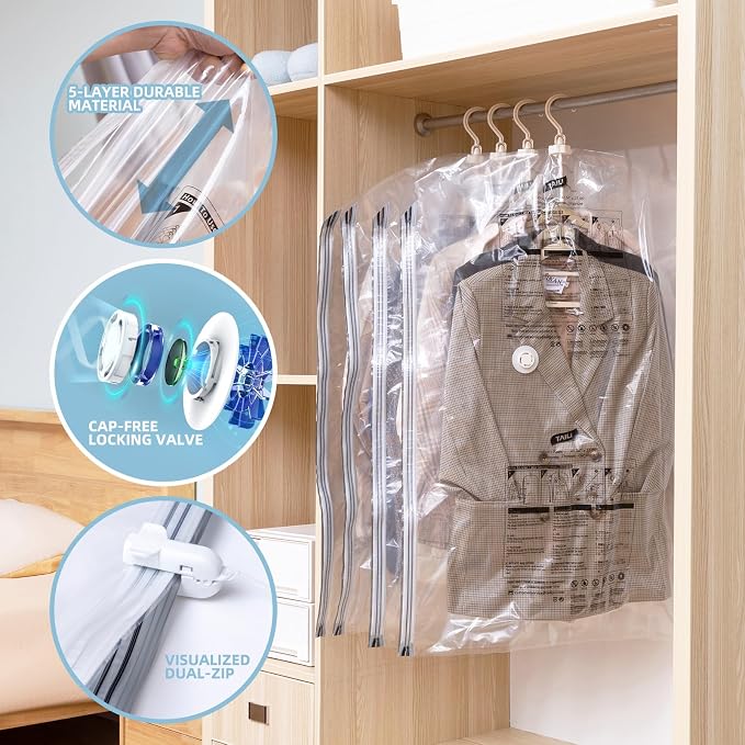 Hanging Vacuum Storage Bags - Image 4