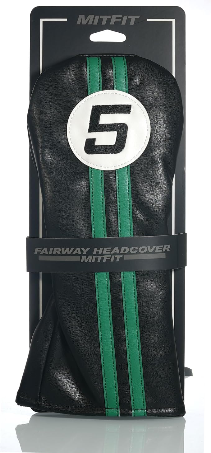 Single Headcover, Easy Slip-On Easy-Off Golf Club Head Cover, Fleece Lined by MitFit