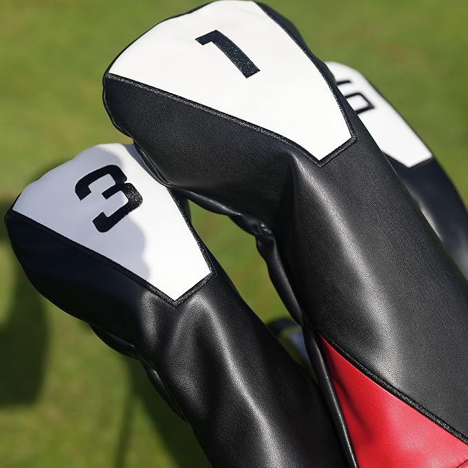 Single Headcover, Easy Slip-On Easy-Off Golf Club Headcover, Fleece Lined - Image 4