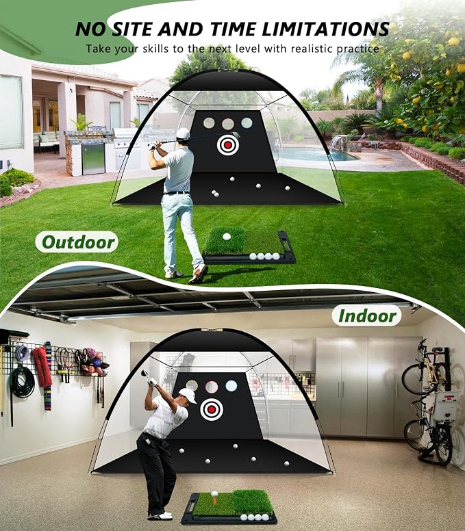 Golf Net, 10 x 7FT Golf Practice Nets - Image 7