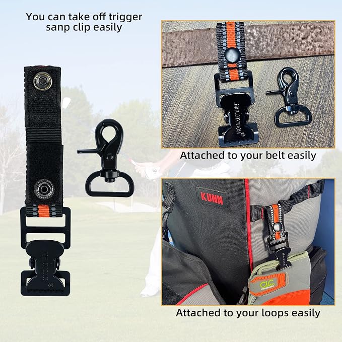MELOTOUGH Golf Glove Clip Work Gloves Belt Clips - Image 5