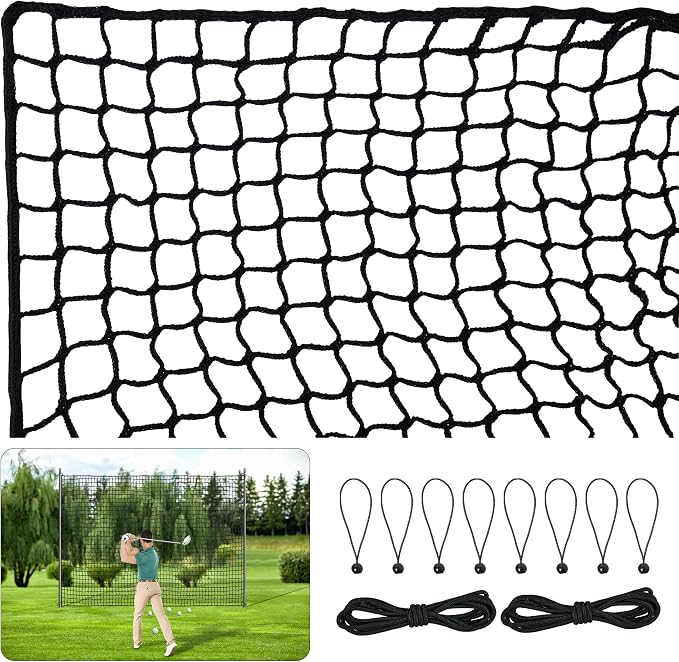 Nylon Golf Hitting Net 10-50FT, Easy Setup Hitting Net by Unknown