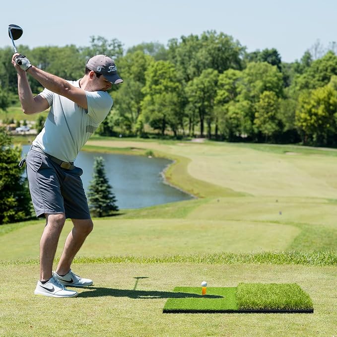 SAPLIZE Foldable Heavy-Duty Golf Hitting Mat - Image 6