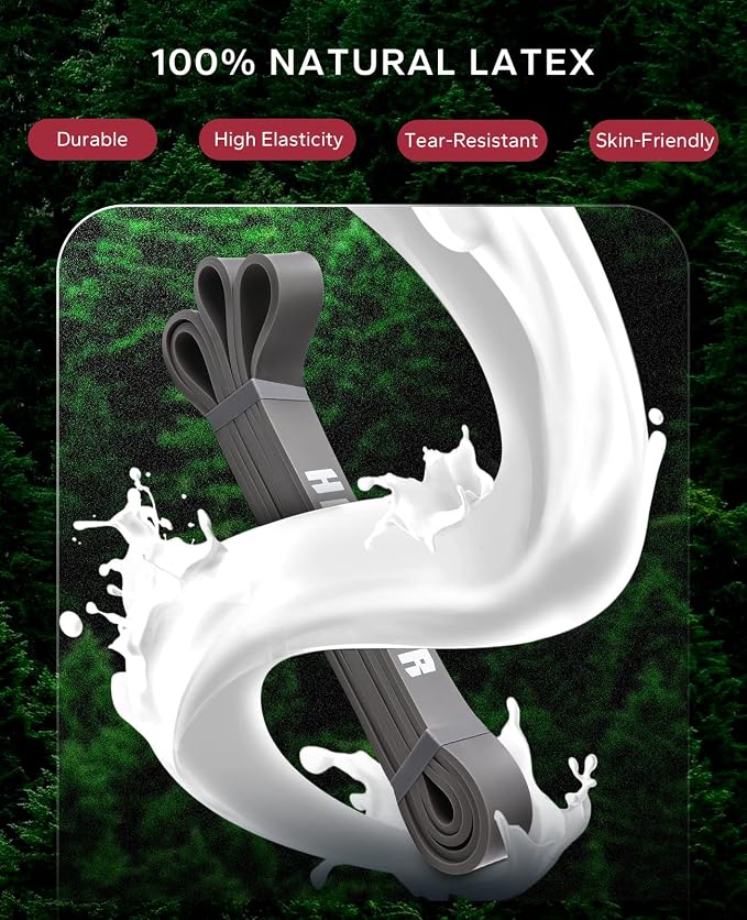 HAPBEAR Pull Up Assistance Bands Set of 5 - Image 3