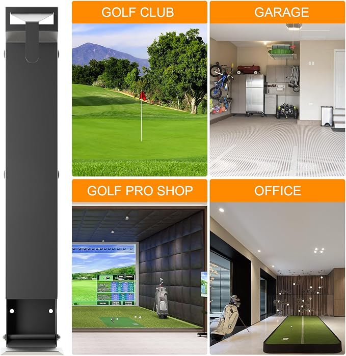 Tour-Grade Wall Mount Golf Bag Holder - Image 5
