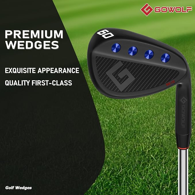 Gowolf Premium Forged Full Face Golf Wedges 50/52/54/56/58/60/69 Degree - Image 2