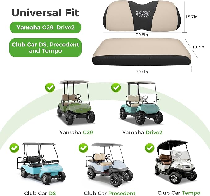 10L0L Golf Cart Seat Covers Universal - Image 3