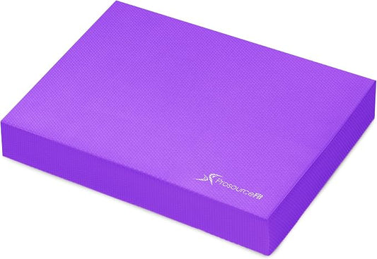 ProsourceFit Exercise Balance Pad – Non-Slip Cushioned Foam Mat & Knee Pad by ProsourceFit