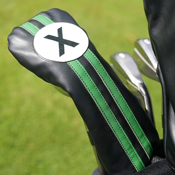 Single Headcover, Easy Slip-On Easy-Off Golf Club Head Cover, Fleece Lined - Image 3