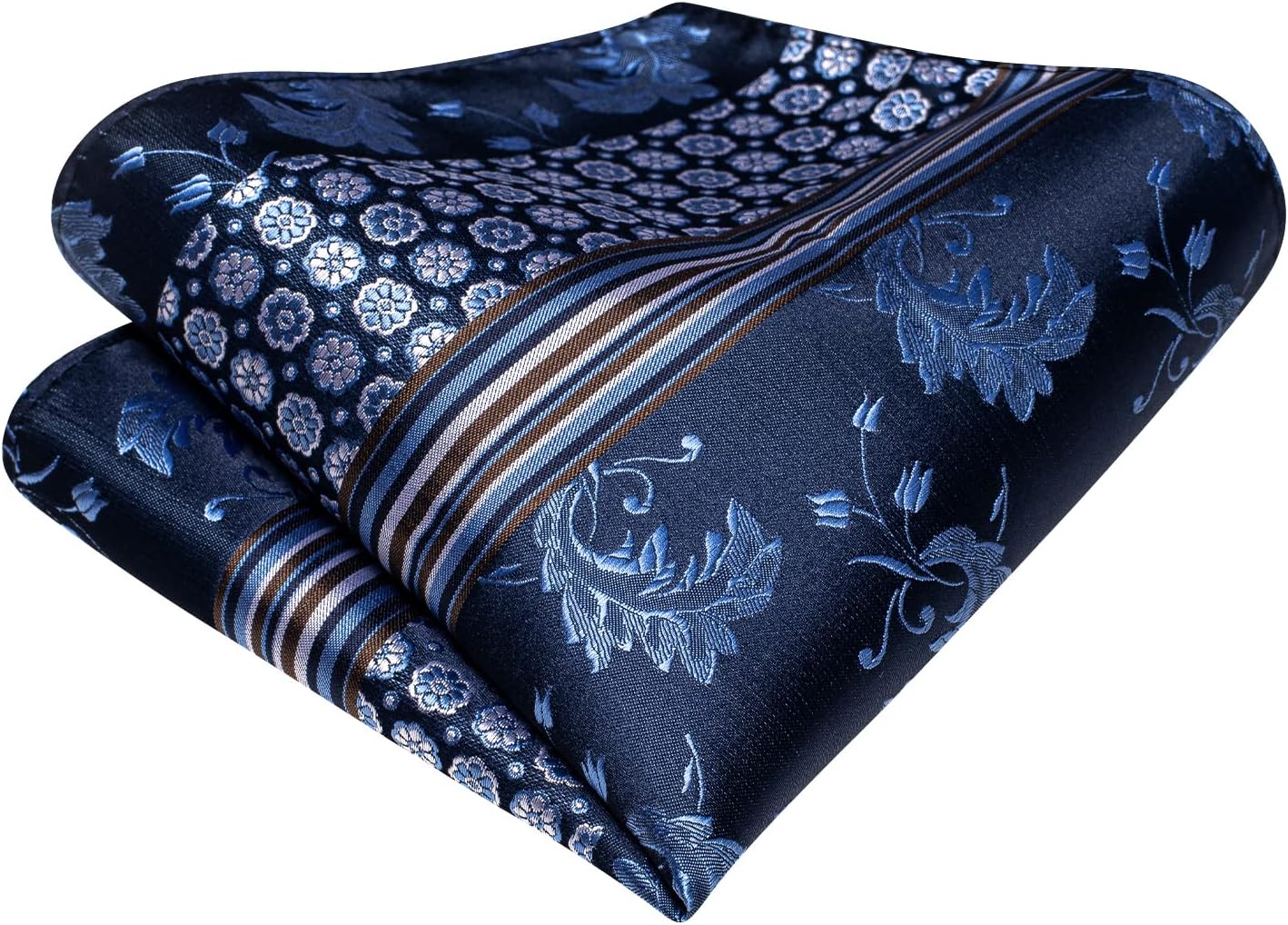 Hi-Tie Men 63inches Tie Set Extra Long Necktie Paisley Tie Pocket Suqare Cufflinks Big and Tall Men Tie