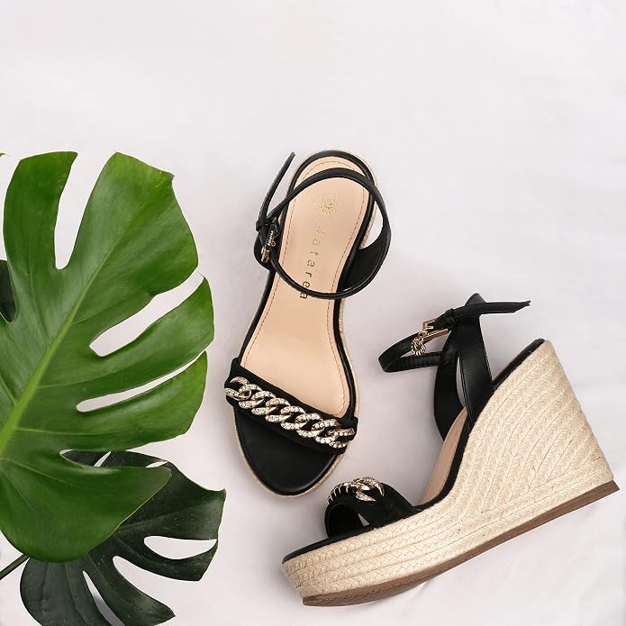 JATAREA Leather Wedge Sandals for Women | Women's Sandals Perfect for Summer - Image 5