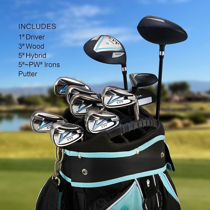 KVV Premium Right Hand Golf Club Set 11-Piece Set - Image 2