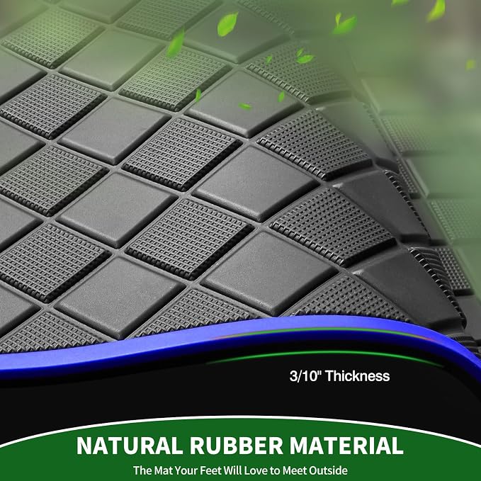 Golf Cart Floor Liner Mat 8mm Thick Rubber Full Coverage Fit - Image 5