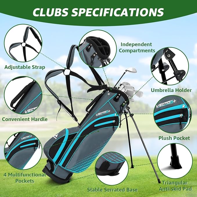 8 Pieces Complete Golf Club Set - Image 4