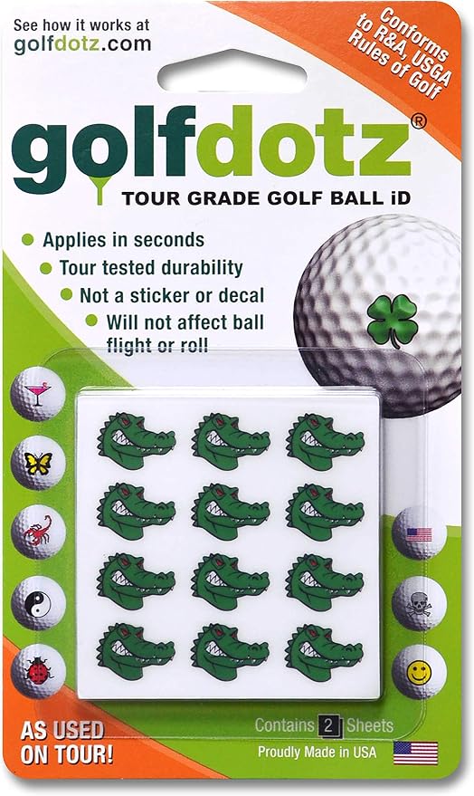 Golfdotz - USGA Rule Conforming Novelty Golf Ball Markers, Golf Ball Stickers - Image 2