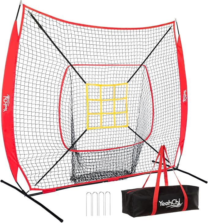 7×7FT Baseball net, Pitching net by Unknown