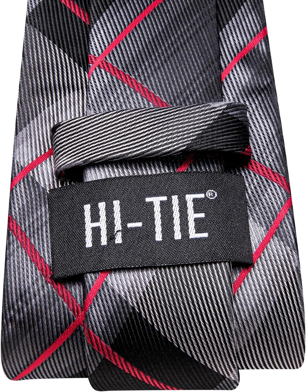 Hi-Tie Men 63inches Tie Set Extra Long Necktie Paisley Tie Pocket Suqare Cufflinks Big and Tall Men Tie
