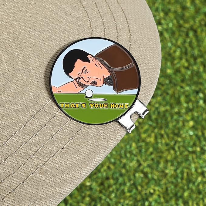 Enamel Golf Ball Marker with Magnetic Hat Clip - Image 6