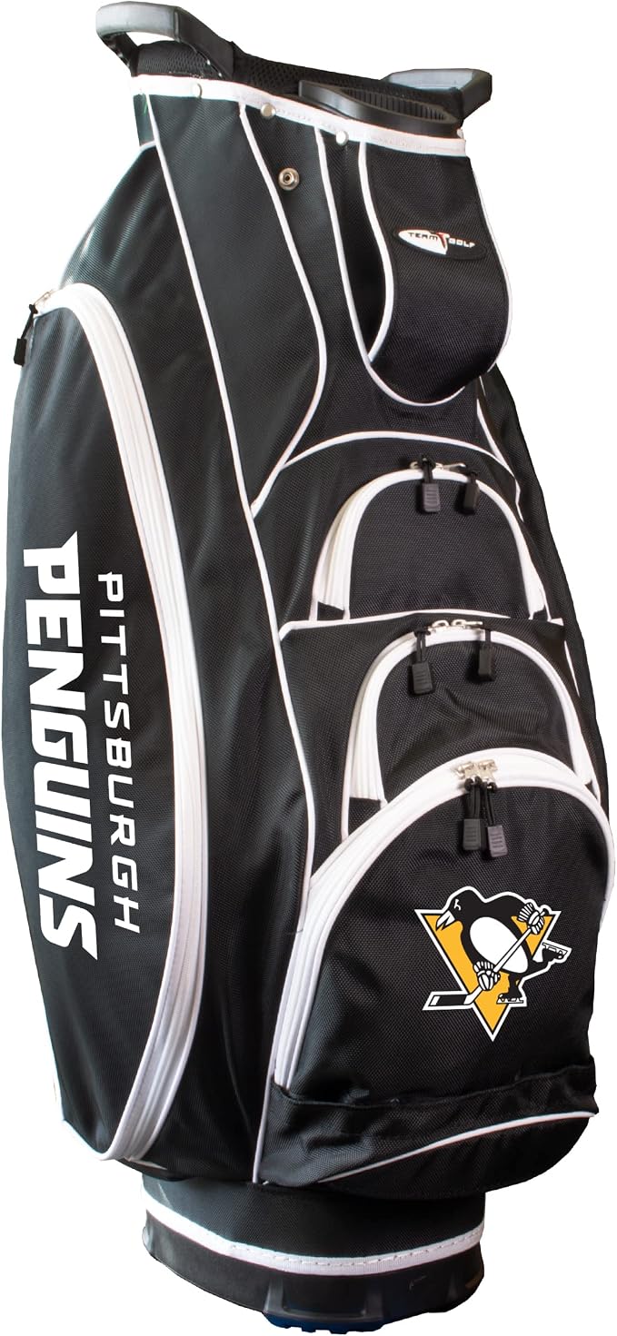 Team Golf NHL Pittsburgh Penguins Albatross Golf Bag Lightweight, 10-Way Club by TeamGolf